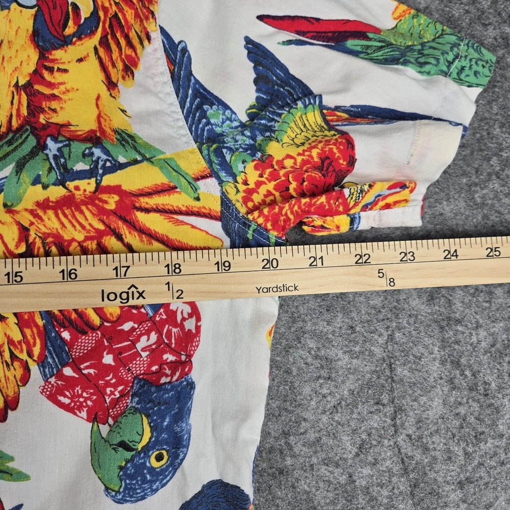 Vintage Levi's Hawaiian Camp Shirt Parrot Bowling Mens Sz Small Button Up Casual - Picture 6 of 14
